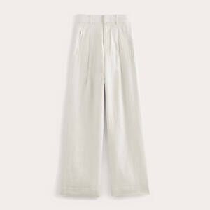 Everlane Women's Linen Way-High® Drape Pant in Natural Chambray, Size 6, Denim/…